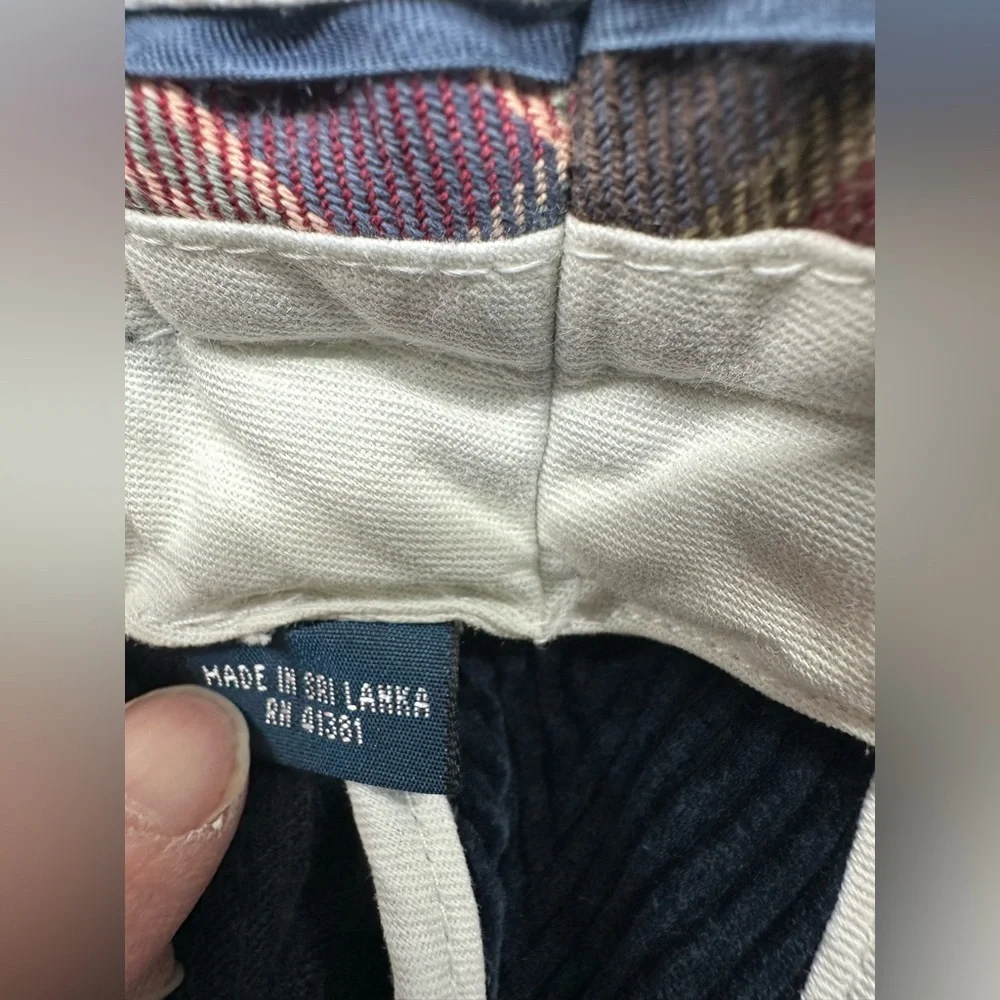 Vintage Polo‎ Ralph Lauren Andrew Pant Mens 36x32 Navy Blue Elephant Corduroy